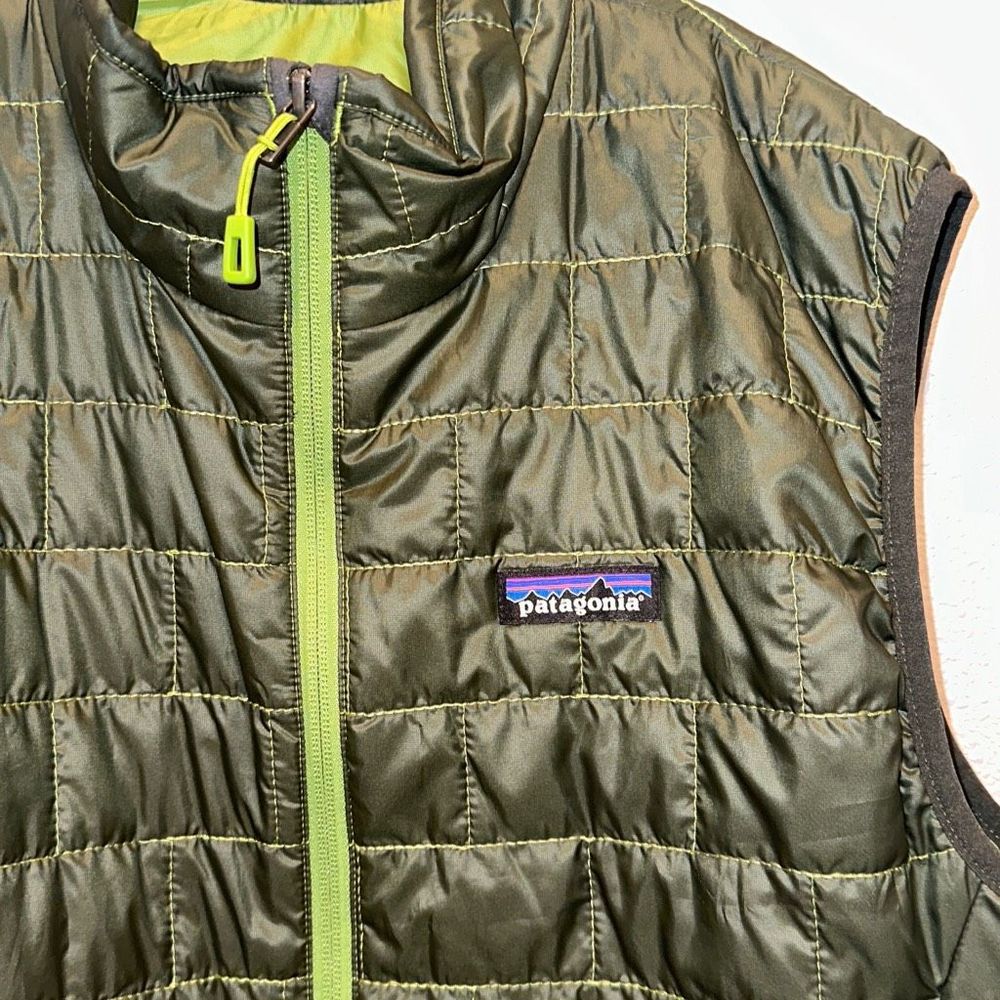 Patagonia Green Vest Mens Sz Small - Picture 3 of 8
